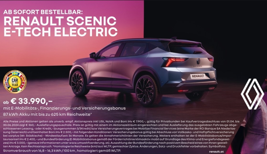 Renault Scenic e-Tech elektrisch